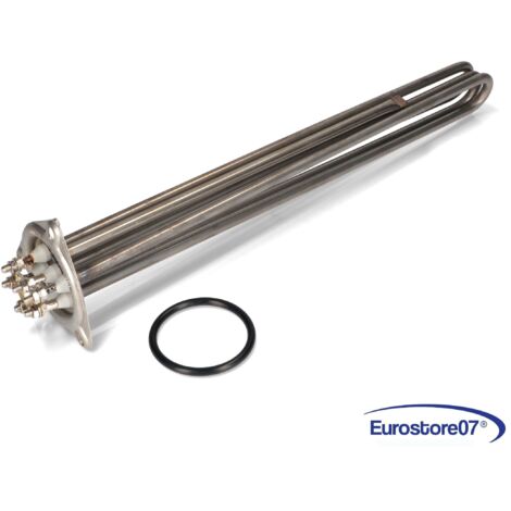 RESISTENZA   LAVASTOVIGLIE PROFESSIONALE 6000W COMENDA 110349   343x37xh50mm.