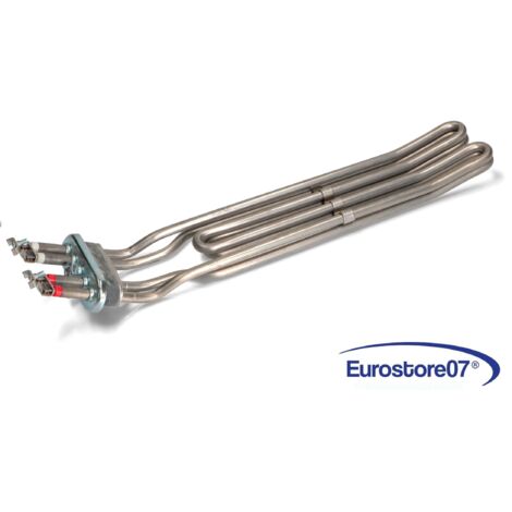 RESISTENZA LAVATRICE 2x3000W UNIVERSALE CON BORDO VASCA 365x285mm  PROFESSIONALE