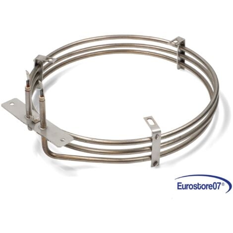 EUROSTORE07 RESISTENZA PROFESSIONALE FORNO 2900W UNOX KRS020 Flangia: 100x22mm. fori: 86mm.