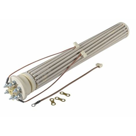 4261_ - RESISTENZA ELETTRICA 380V 3000 WATT CON TERMOSTATO BOLLITORE SCALDA  ACQUA 11/4 - EVERWATT