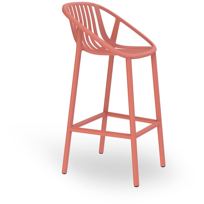 Bini Tabouret Haut Intérieur, Extérieur Terre Cuite - Set 2 - Resol