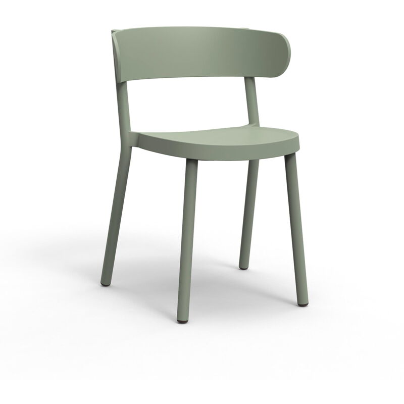 Resol - casino Chaise Intérieur, Extérieur Gris Verdâtre - Set 4