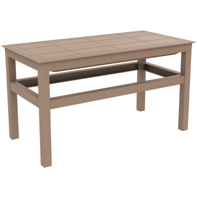 Resol - click-clack Table Basse Intérieur, Extérieur 90x45 Sable
