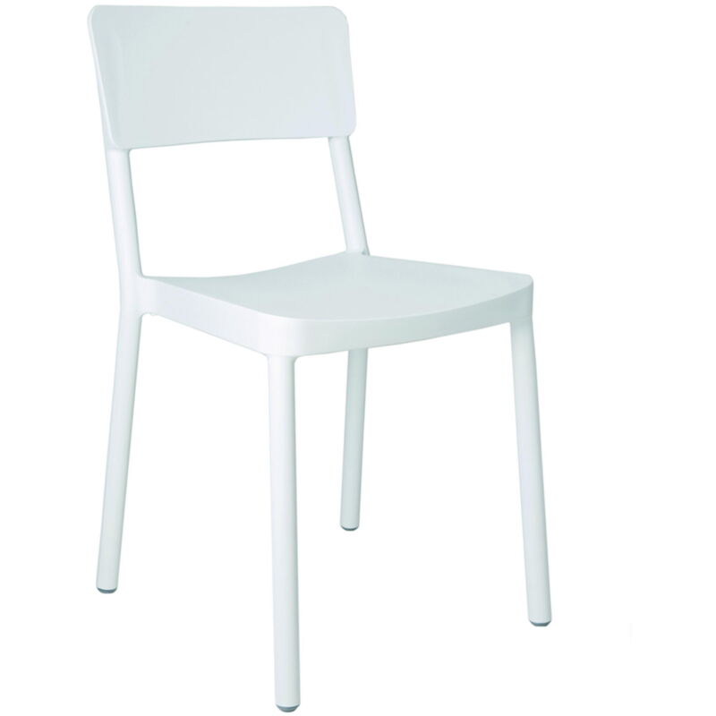 Resol - lisboa Chaise Intérieur, Extérieur Blanc - Set 4