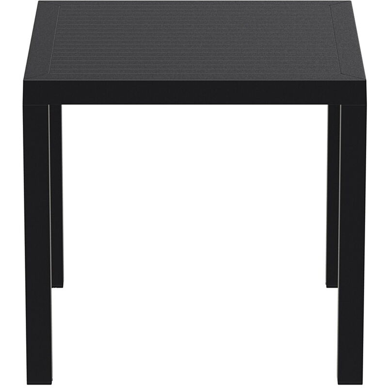 

mesa cuadrada 80x80 de jardín exterior Arctic - color negro - Resol