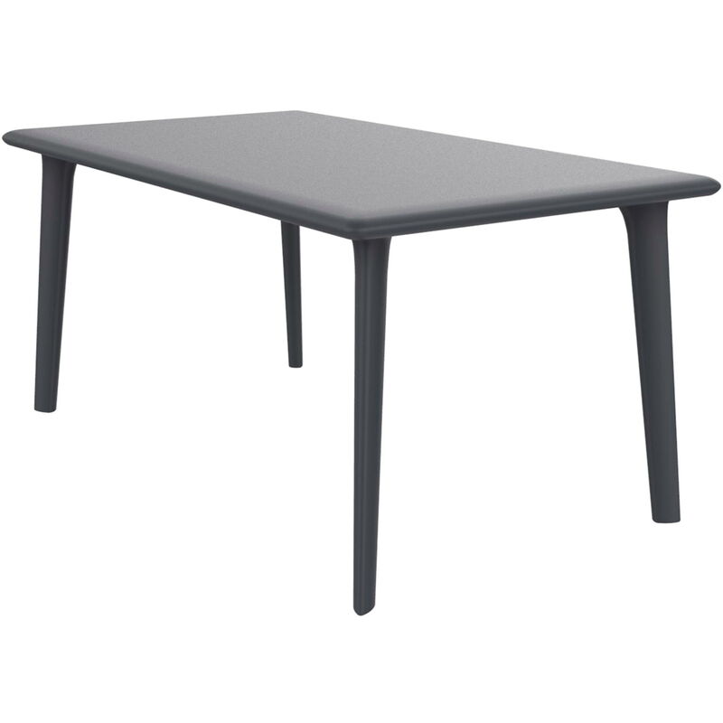 

resol mesa de jardín exterior rectangular New Dessa 160x90 - color gris oscuro