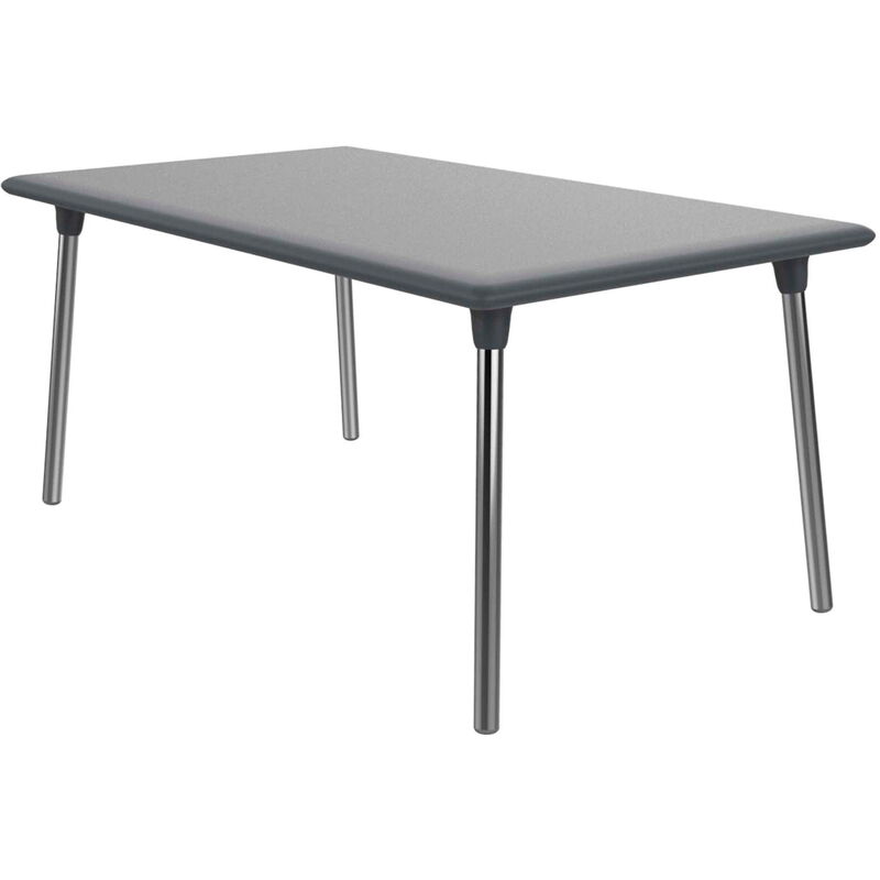 

mesa de jardín exterior rectangular New Flash 160x90 - color gris oscuro - Resol