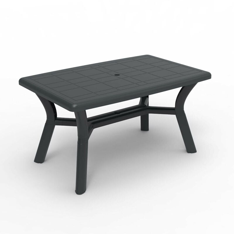 

mesa de jardín exterior rectangular Tulipan 140x90 - color antracita - Resol