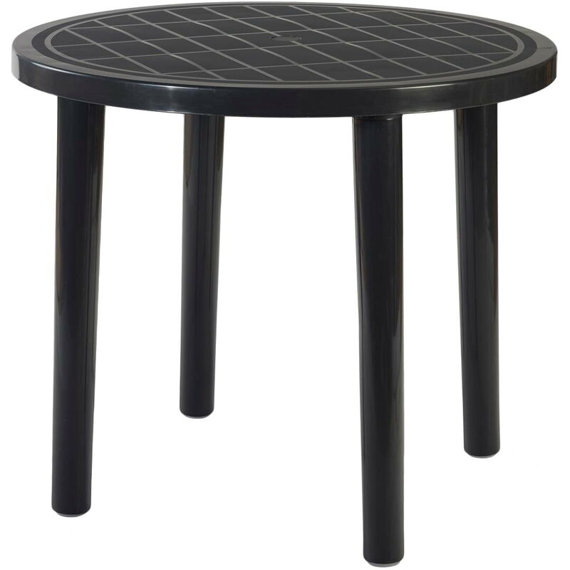

mesa de jardín exterior redonda Tossa 86Ø - color antracita - Resol