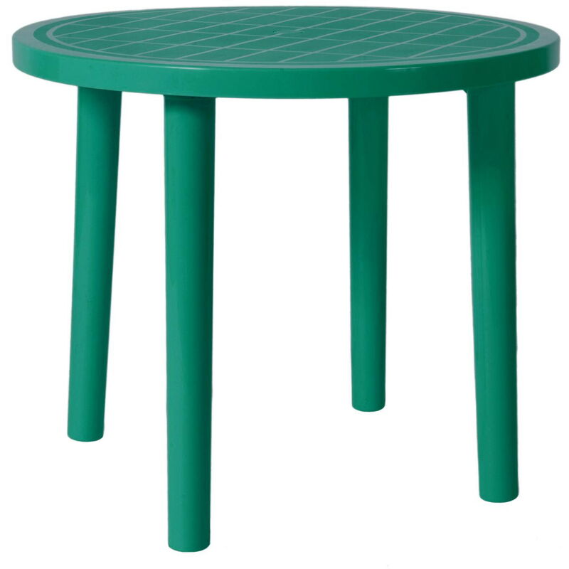 

resol mesa de jardín exterior redonda Tossa 86Ø - color verde oscuro