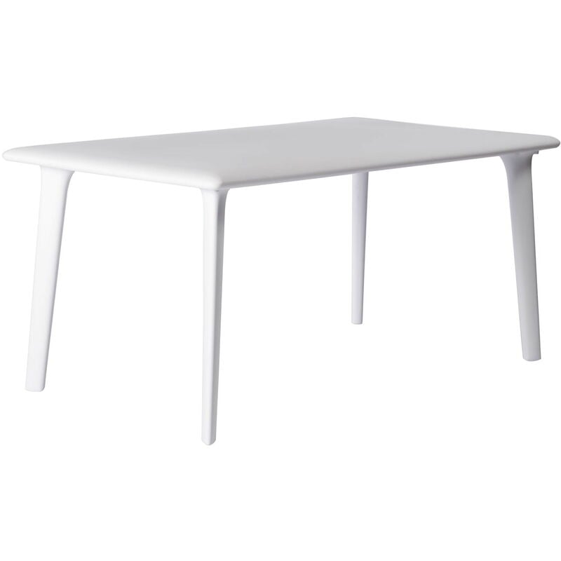Resol - dessa Table Rectangulaire Intérieur, Extérieur 160x90 Blanc