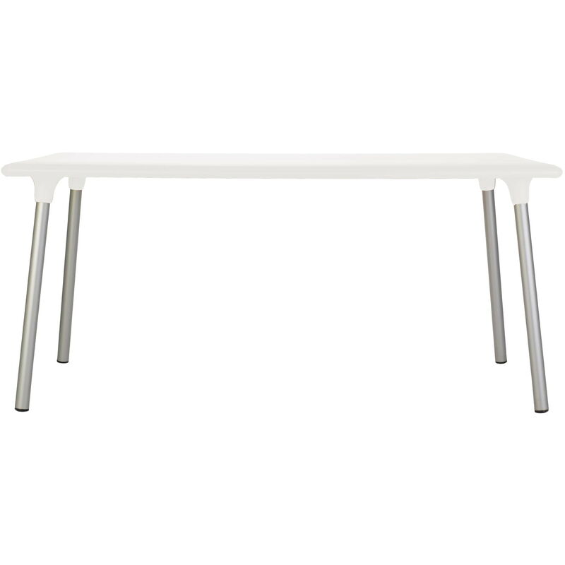 Resol - new flash Table Rectangulaire Intérieur, Extérieur 160x90 Blanc - Blanc