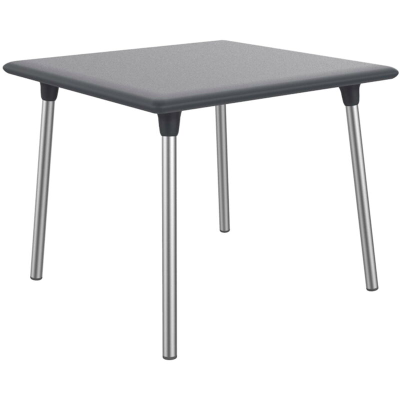New flash Table Carrée Intérieure, Extérieure 90x90 Gris Foncé - Gris Foncé - Resol