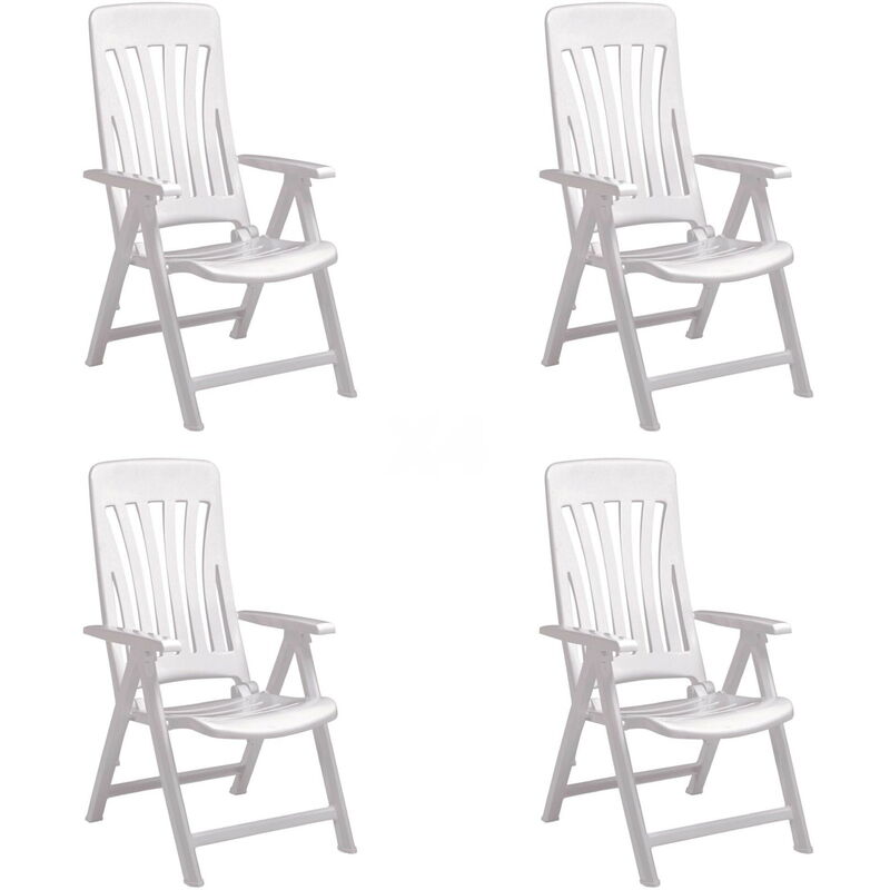 

set de 4 sillones de jardín exterior Blanes - color blanco - Resol