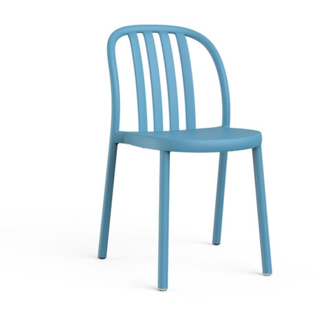 Resol SUE Chaise Intérieur, Extérieur  Bleu Rétro - Set 4