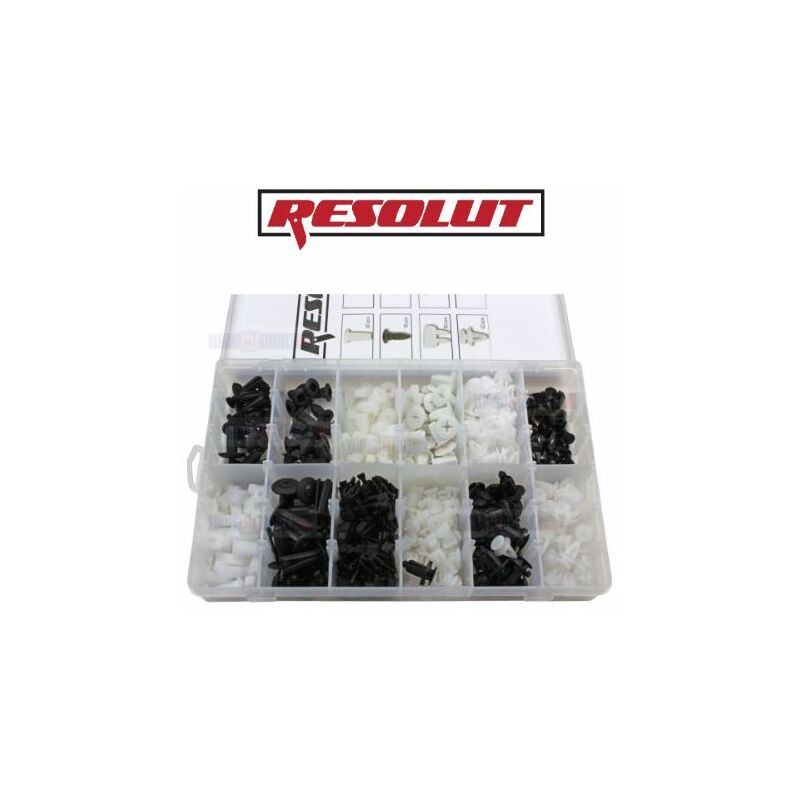 Resolut Mitsubishi Assorted Trim Clips 370 Pieces 9048