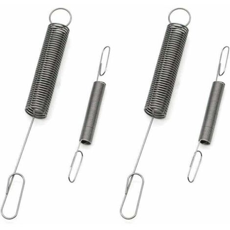 Resortes de regulador de 4 piezas para motores Briggs & Stratton (692211 y 691859) - Compatibles con motores Sprint y Classic y cortadoras de césped