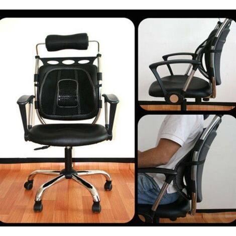 Respaldo ergonómico para silla para mejorar la postura y aliviar dolores espalda