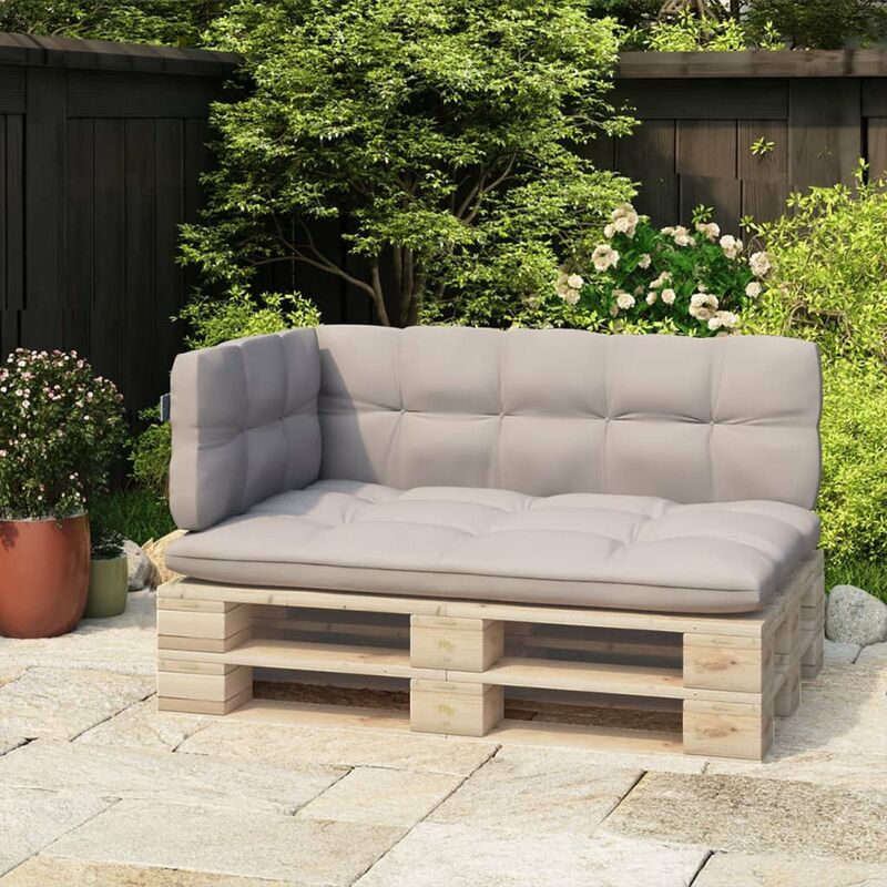 

Respaldo para sofa palets hierro 70 cm gris claro