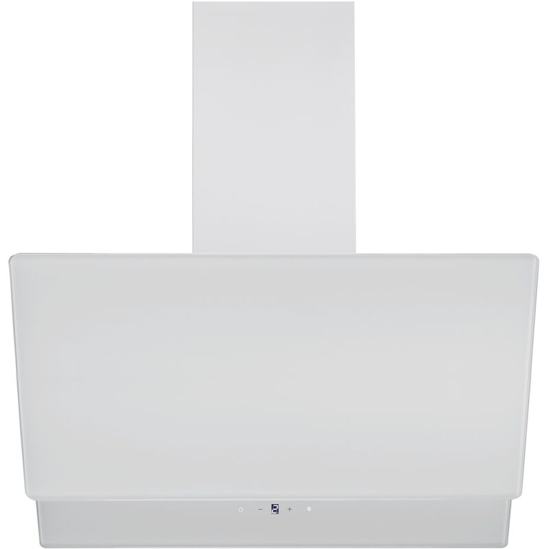 Hotte d'aspiration inclinée Hotte murale sans tête verre 60 cm blanc eekl a - Respekta