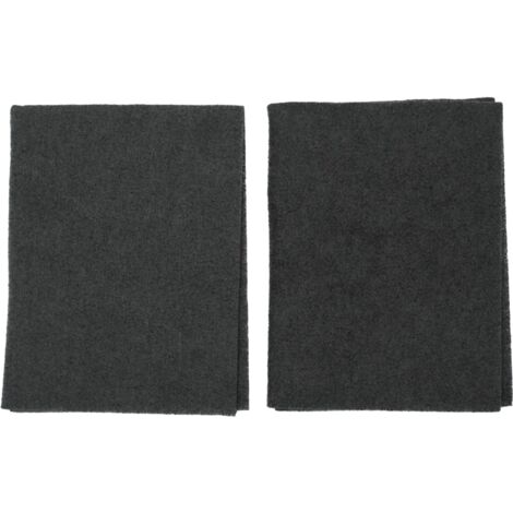 respekta Filtre à charbon actif Natte de filtre à charbon Hotte d'aspiration Set à 2 pièces
