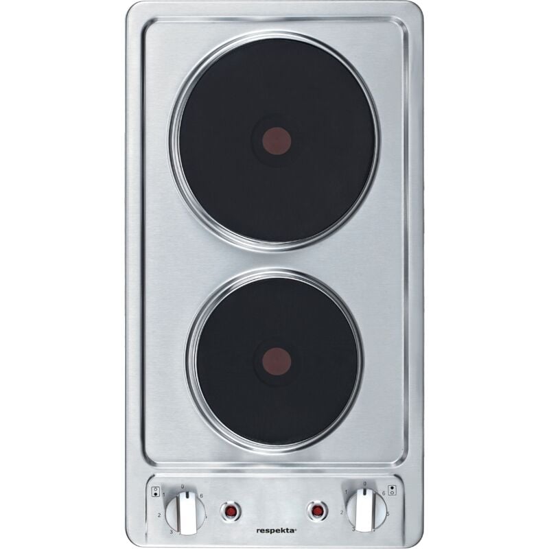 Table de cuisson encastrable Duo Plaque de cuisson autarcique 2 plaques inox - Respekta