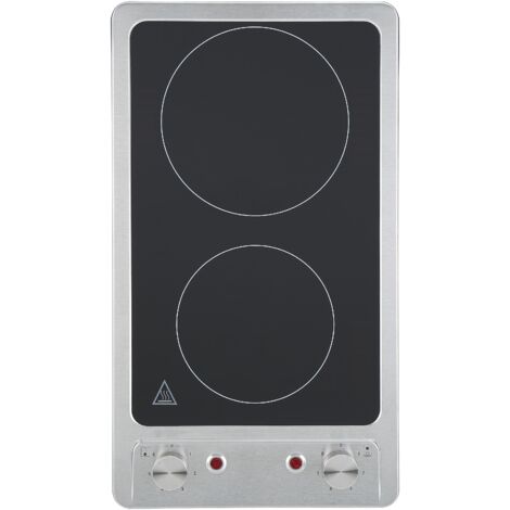 respekta Table de cuisson autarcique vitrocéramique encastrable 2 plaques vitrocéramiques