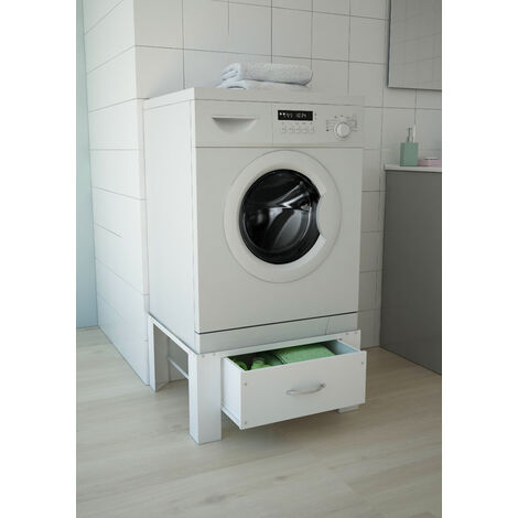 respekta Waschmaschinenerhöhung Waschmaschinen Untergestell Sockel mit Schublade