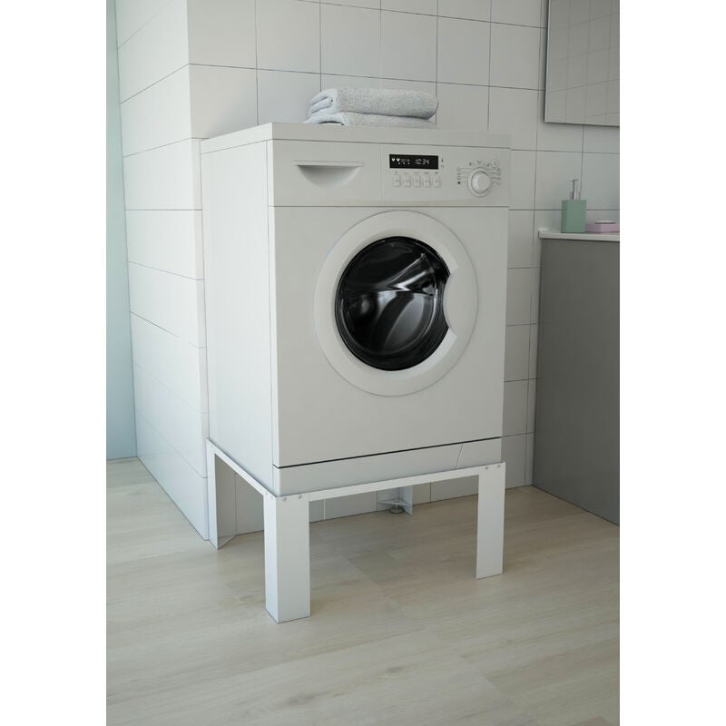 Rehausse pour lave-linge Socle pour lave-linge 2435035 blanc - Respekta