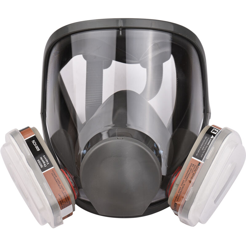 Zoternen - Respirador facial completo, máscara de gas 18 en 1, amplio campo de visión, para pintura, rectificado, soldadura y otros trabajos de