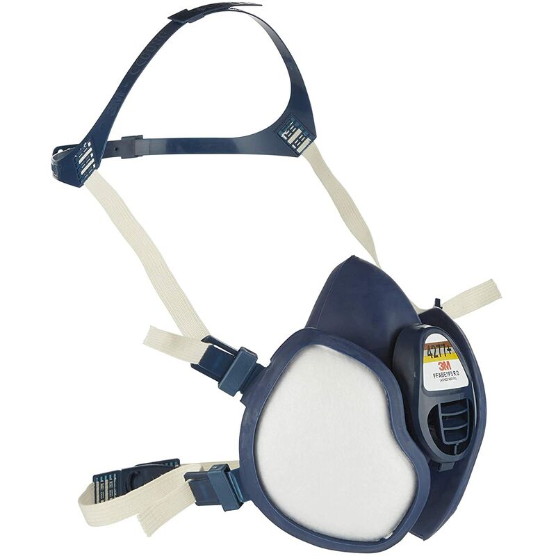 Image of Respiratore mascherina a semi maschera con filtri al carbone attivo 3M
