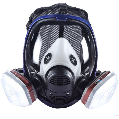 Respiratori a maschera intera, vernici, prodotti chimici e altre protezioni per il lavoro