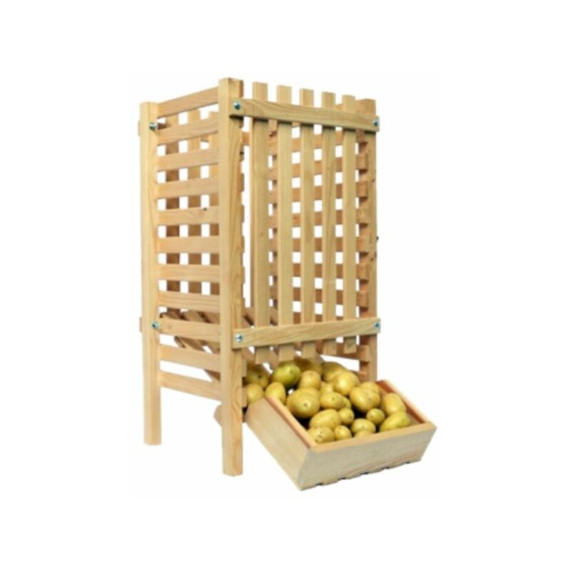 Hamea Home - Resserre à pommes de terre en bois grand modèle 50 Kg
