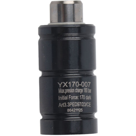 Ressort à gaz azote X170 mini cylindre alliage pour pièces d'emboutissage avec valve de gonflage 2800NX170-007
