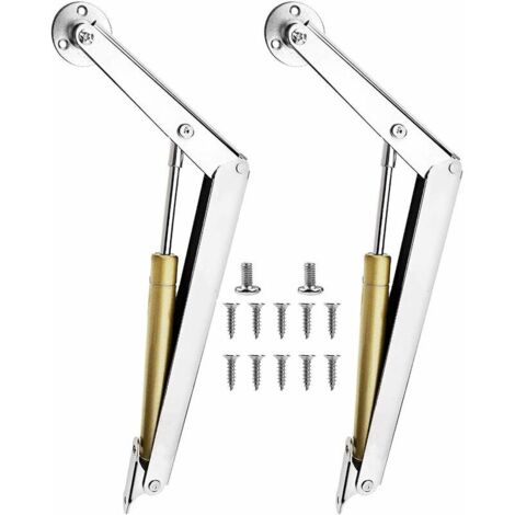 Ressort à gaz, vérins à gaz d'origine, vérins à gaz 100N, support de couvercle de charnière de levage, pour amortisseur de charnière de levage de porte d'armoire de cuisine，，2pcs