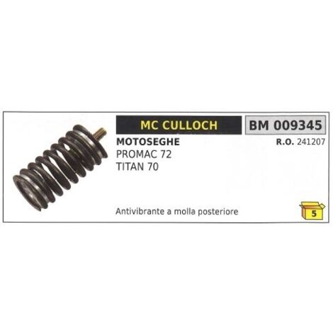 Ressort amortisseur arrière MC CULLOCH tronçonneuse PROMAC 72 TITAN 70 009345