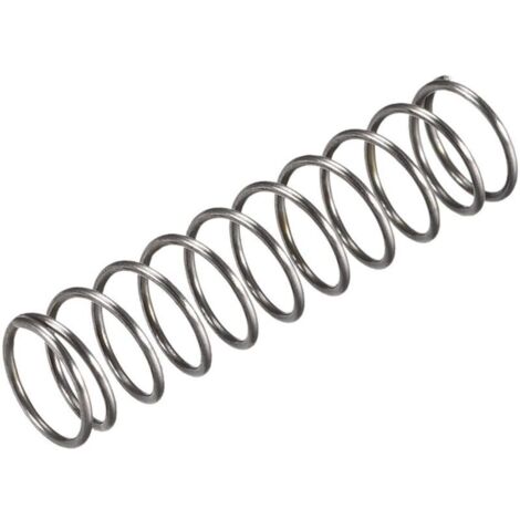 Ressort de compression 10mm OD 0,8mm Diamètre fil 40mm Longueur libre 30N Capacité de chargement Gris 10Pcs