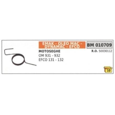 Ressort de démarrage compatible avec les tronçonneuses EMAK OM 931 - 932 EFCO 131