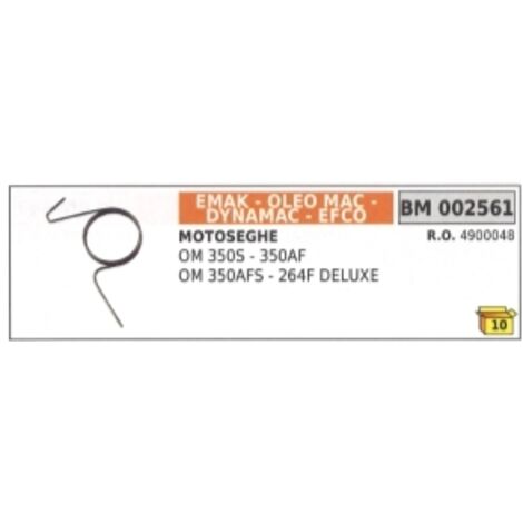Ressort de démarrage compatible EMAK pour tronçonneuse OM 350S - 350AF 4900048