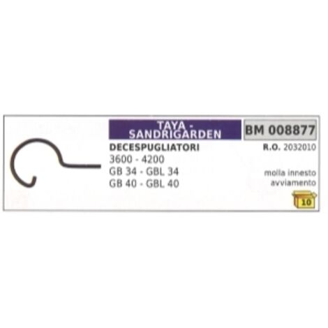 Ressort de démarrage compatible SANDRIGARDEN pour débroussailleuse 3600 - 4200