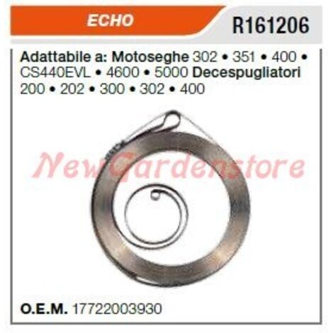 Ressort de démarrage ECHO pour tronçonneuse 302 351 400 débroussailleuse 200 202 300 17722003930