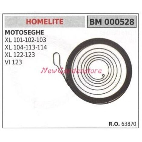 Ressort de démarrage HOMELITE pour tronçonneuse XL 101 102 103 104 113 114 122 123 000528