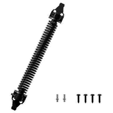 Ressort de portail réglable 10" automatique robuste noir