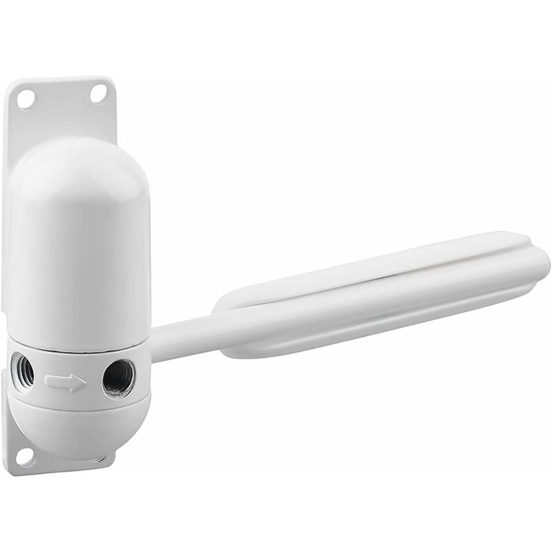 Ressort De Porte Automatique Monté(Blanc) En Surface Réglable De Ferme-porte Durable Réglable Pour La Fermeture Automatique