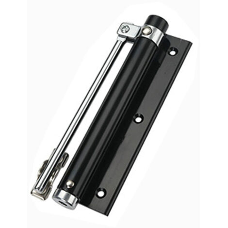Ressort de porte en aluminium anodisé noir (Blister 1 pièce)