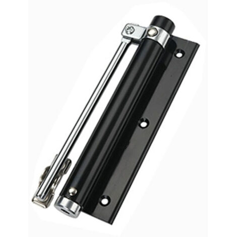 Ressort de porte en aluminium anodisé noir (Blister 1 pièce)