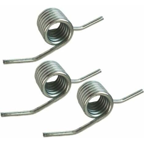 Ressort de rappel de poignée de torsion pour cric hydraulique 3T – Acier à ressort – Lot de 3 pièces – Couleur argent