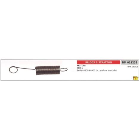 Ressort de régulateur de vitesse BRIGGS & STRATTON pour moteur de tondeuse 6BH-S 011228