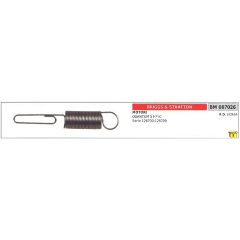 Ressort de régulateur de vitesse BRIGGS & STRATTON pour moteur de tondeuse QUANTUM 007026