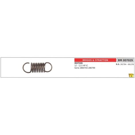 Ressort de régulateur de vitesse BRIGGS & STRATTON pour moteur de tracteur de pelouse 12 CV 007029